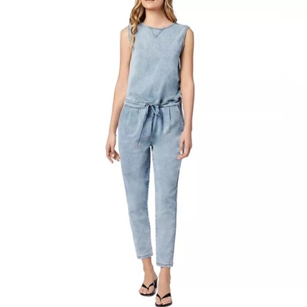NWT JOE'S Women’s The Marnie Denim French Terry Jumpsuit 45GFTTTA5006 TTA SMALL